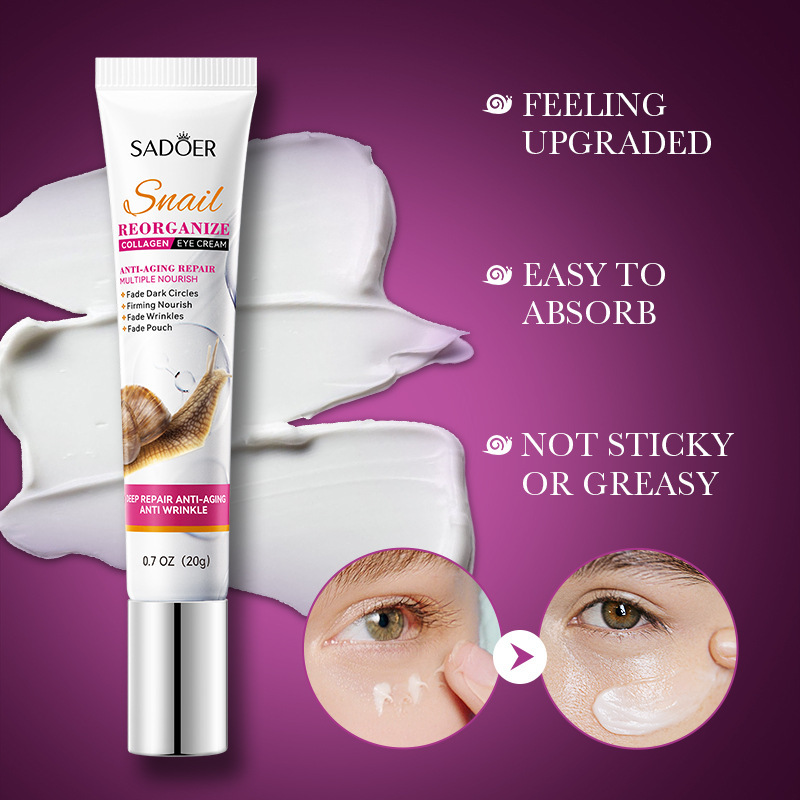 Snail Cream Gel - Saoder Snail Collagen Eye Cream Anti