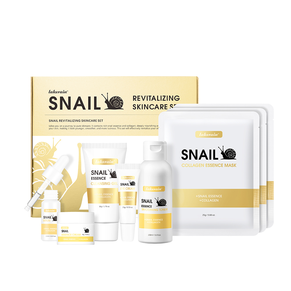 Snail Cream Gel - 8Pcs Snail Essence Moisturizing Skin Care