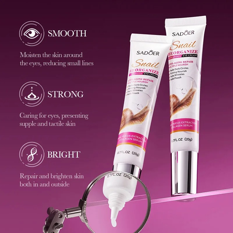 Saoder Snail Collagen Eye Crea - Snail Cream Gel review and price
