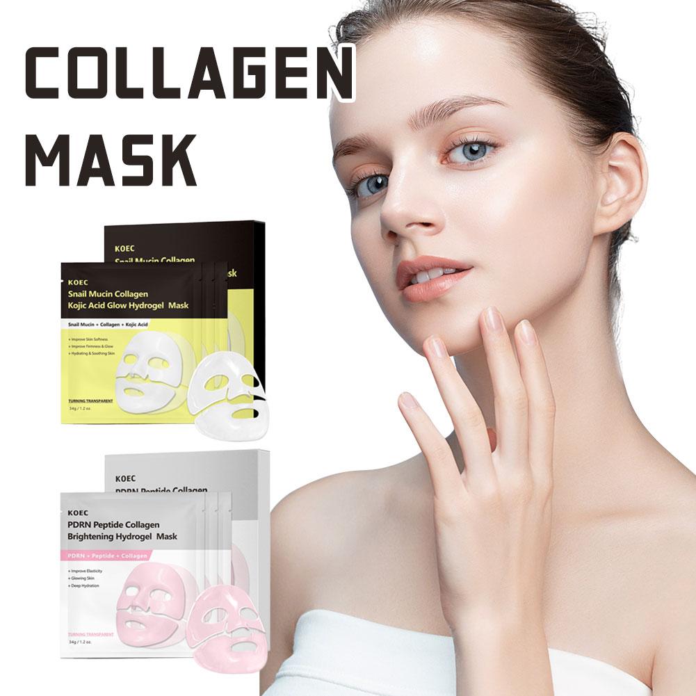 4/8Pcs Bio Collagen Face Mask  - Snail Cream Gel review and price