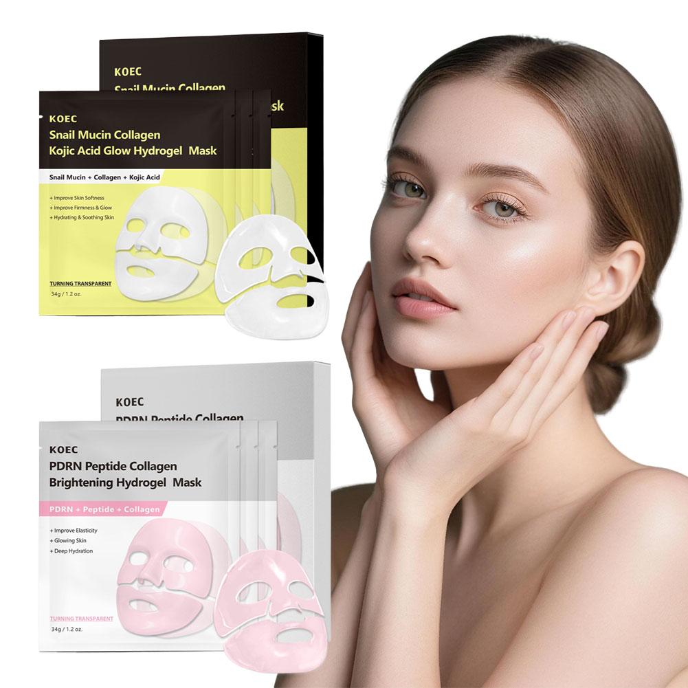 4/8Pcs Bio Collagen Face Mask  - Snail Cream Gel review and price