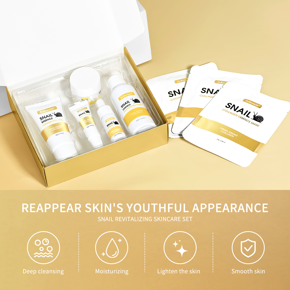 8Pcs Snail Essence Moisturizin - Snail Cream Gel review and price